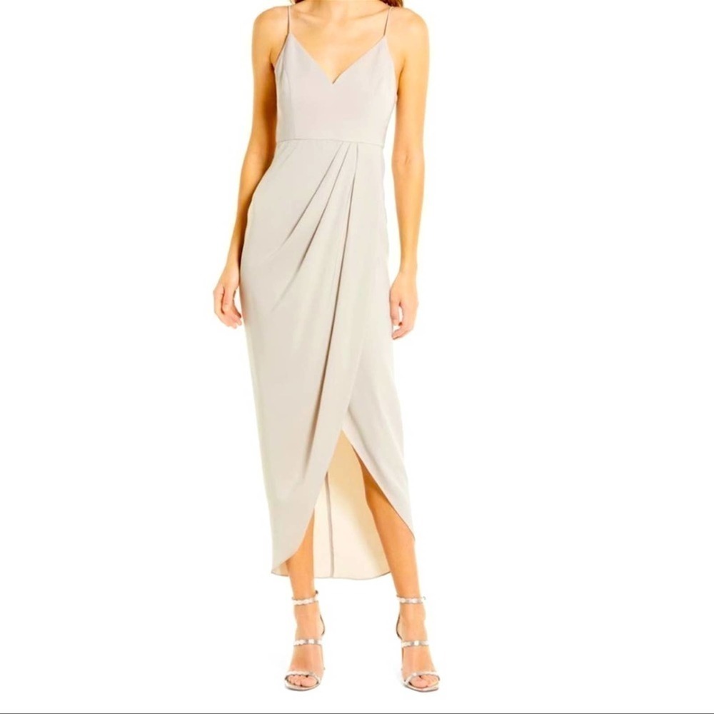 REVOLVE x Shona Joy dress in Oyster tulip hem size US 2